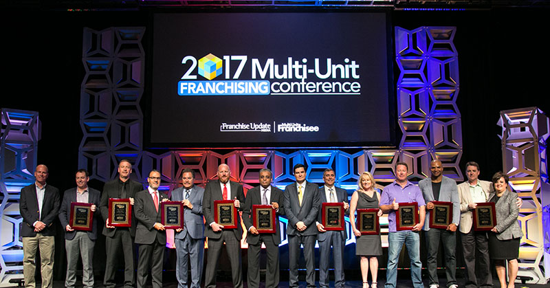 2017 Multi-Unit Franchisee Award Winners