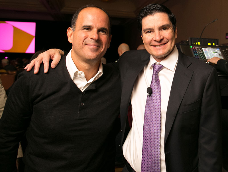 Marcus Lemonis and Guillermo Perales