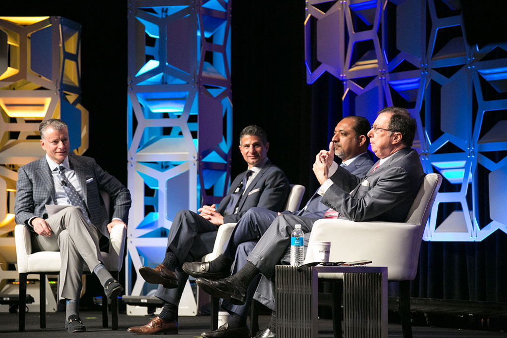 Gary Robins, Rob Branca, Aziz Hashim, and Michael Lotito