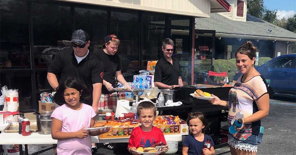 Golden Corral Franchisees Feeding Residents and Hurricane Cleanup Workers