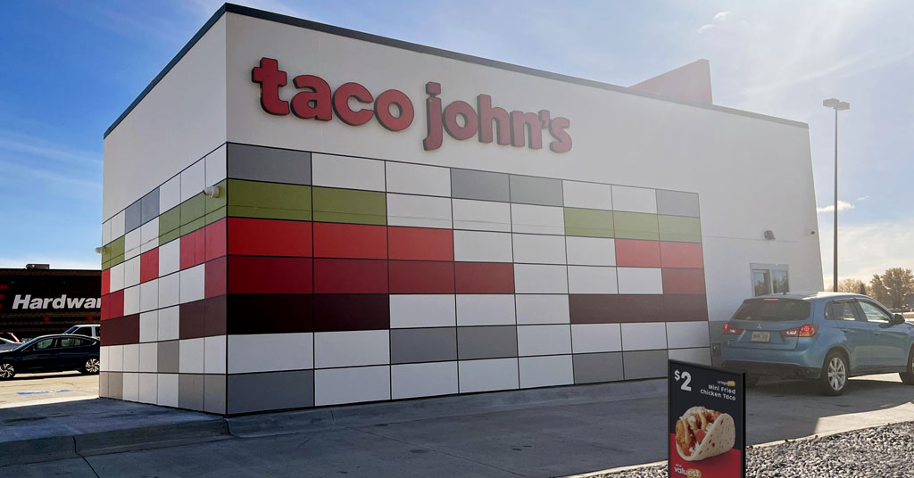 Drive Thru Olé: Taco John's Most Compact Store Design 