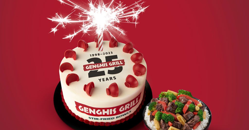 America's Favorite Bowl Concept, Genghis Grill, Celebrates 25 Years 