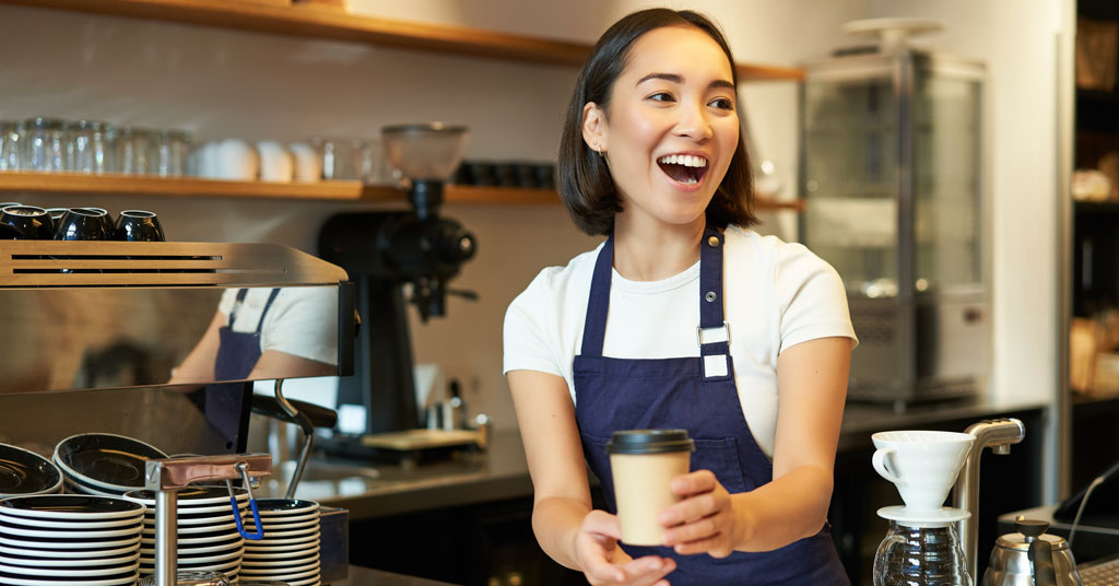 Send customers the right message... with a smile